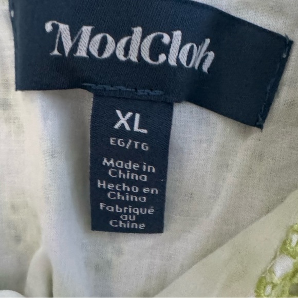 ModCloth Darling For The Prairie Peplum Tank Size XL - Picture 6 of 6